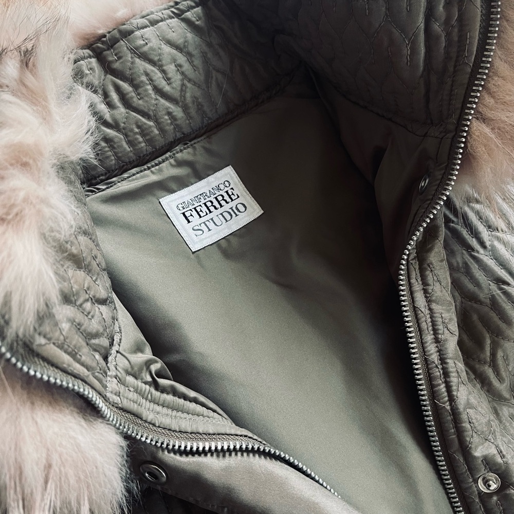 Gianfranco Ferre Fall Jacket With Hidden Hoodie - image 1